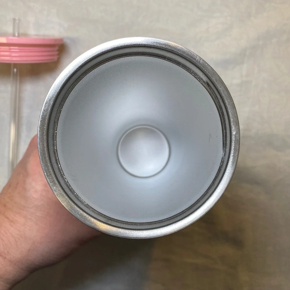 Starbucks 2020 Pink‎ Floral Stainless Steel Cold Cup Tumbler 24 oz Straw
